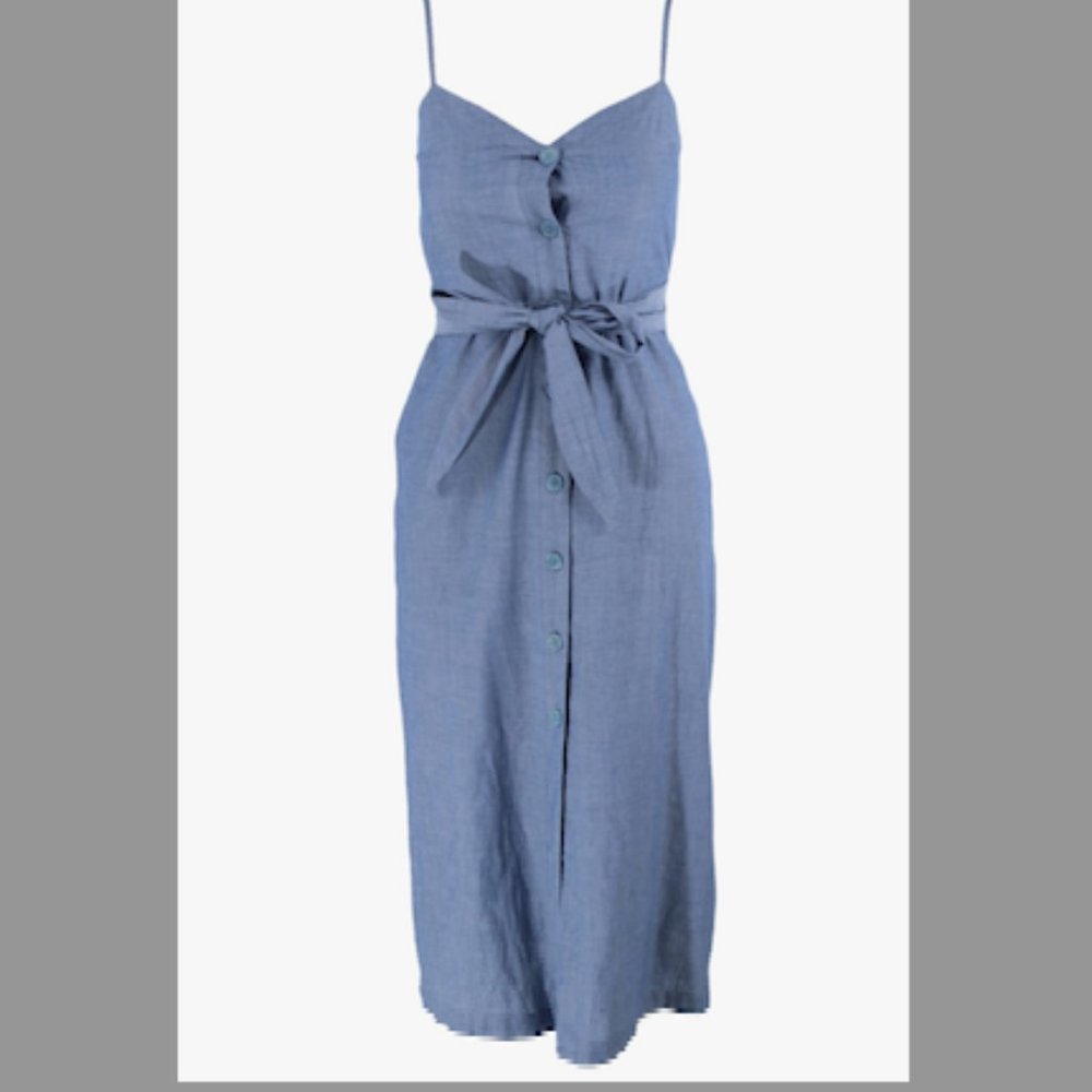 LACAUSA Denim Dress Chambray